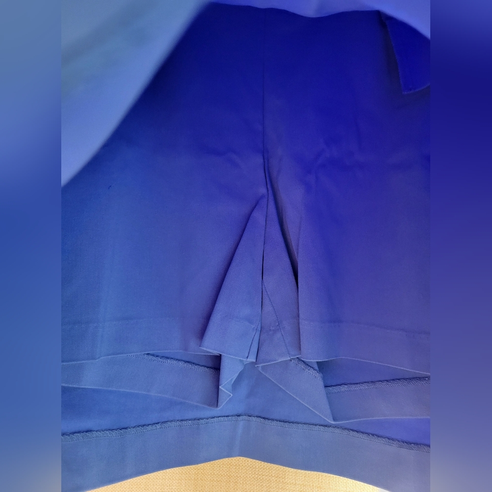 Kim Rogers Women's Blue Millennium Skort Pull-On Comfort Waist Size 14 NWT - Picture 7 of 12